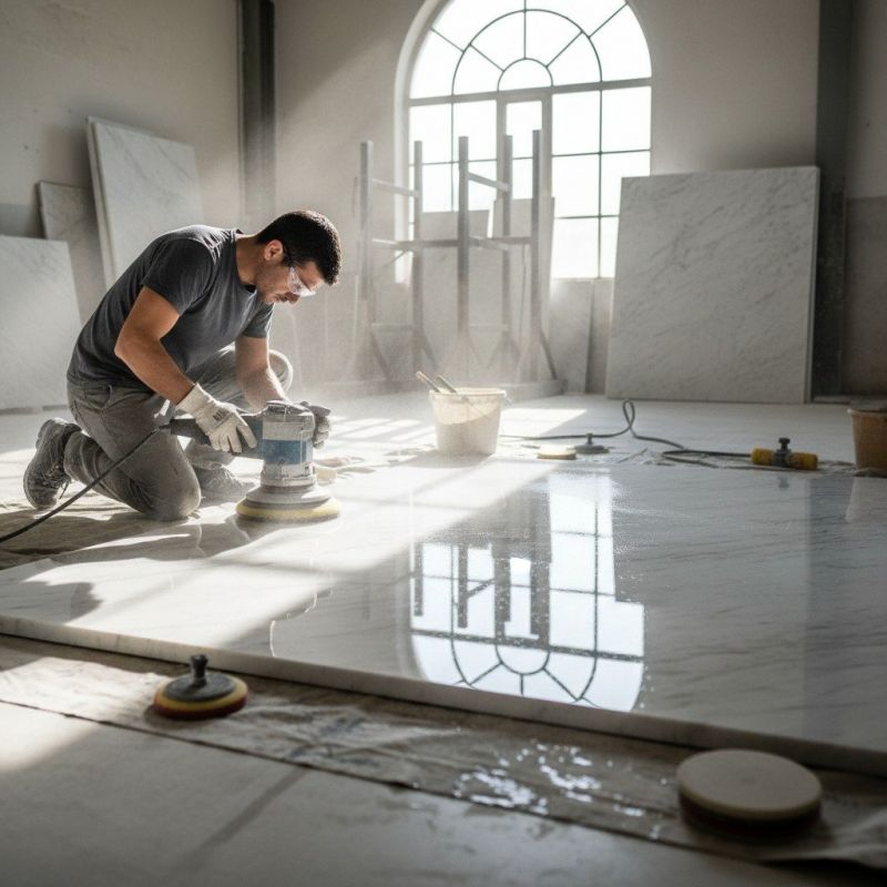 Marble Tile Repair detail